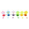 TINYMILLS 24 Pcs Easter 2 in 1 Stackable Stacking Crayon with Extra Stamper Topper, Easter Basket Filler Stuffer Easter Favors