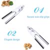 LEFJUBAW Nut Crackers Nutcracker for Walnuts, Tool for Nuts, Nut Cracker Kitchen Tool, Sturdy Nutcrackers Opener Tool Walnuts Pecan Nut, Hazelnuts, Almonds Brazil Nuts Or Other Nuts