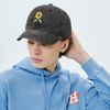 Women's Sunflower Hat, Adjustable Washed Embroidery Vintage Baseball Cap, Grey
