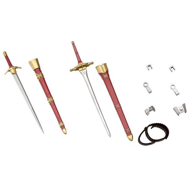 Kotobukiya M.S.G Modeling Support Goods, Vertue Style 01, Sword Set A, Total Length: Approx. 4.1 inches (105 mm), Non-scale, Plastic Model