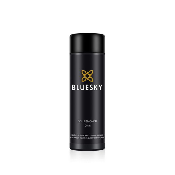 Bluesky Acetone Gel Nail Polish Remover 100 ml With Safflower Oil To Nourish Nails, Soak Off Gel Polish in Minutes