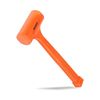 NEIKO 02849A 4 Lb Dead Blow Hammer, Neon Orange | Unibody Molded | Checkered Grip | Spark and Rebound Resistant