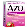 AZO All Natural Concentrated Cranberry Tablets, 50 Count (Pack of 3)