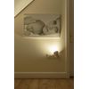 Auraglow Plugin GU10 Spotlight Uplighter Wall Wash Light Plug Socket Lamp with Colour Changing LED Bulb & Remote