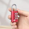 SISAV Combination Lock,4 Digit Gym Combination Padlock for School Lockers,Toolbox,Fence Gatev,Employee Locker(Red 2-Pack)