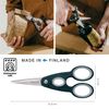 Fiskars Kitchen Scissors, Total Length: 22 cm, Steel/Synthetic Material, Functional Form, 1003034