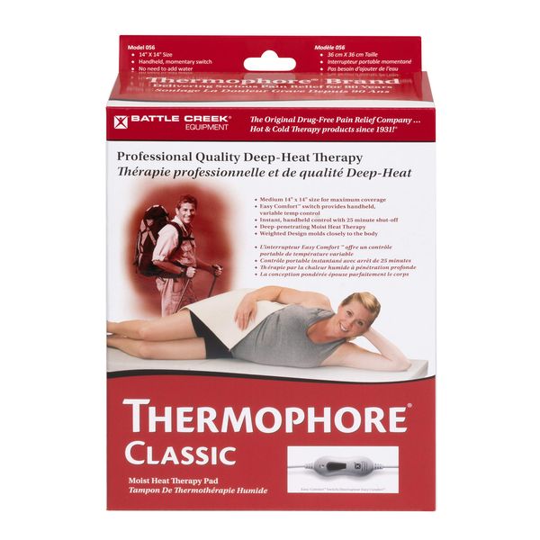 Thermophore Classic Moist Heating Pad Size Medium 14" x 14" - Model 056