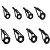 8-Piece Fishing Rod Tip Replacement Kit - Stainless Steel & Ceramic Guide Tips