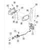 Mopar Latch Front Door - 55076288AB