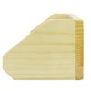 Solid Wood Pine Wall Mounted Towel Rail Holder Rack 80 cm