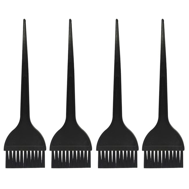 Quesuc 4pcs Haar Färbemittel Färbebürste Haar Färbemittel Kamm Bürsten Kit Bleichfarbe Applikator Werkzeuge Haar Friseur Salon Haarfärbe Bürste DIY Haarfärbe Salon Haarfärbemittel Haarfärbe Werkzeug