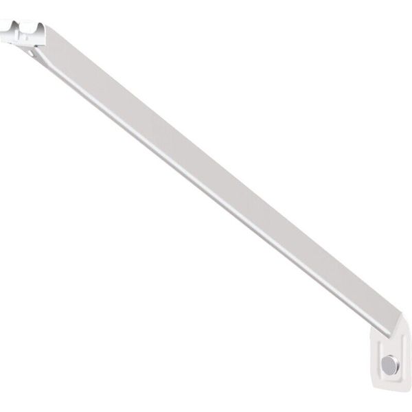 ClosetMaid 1166 Support Bracket, 16 in L, 2 in H, Steel