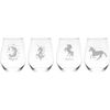 Unicorn stemless wine glass (set of 4)