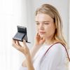 Horiuchi Mirror Industries, Professional Model Folding Mirror, Makeup Mirror, Small Size, BK