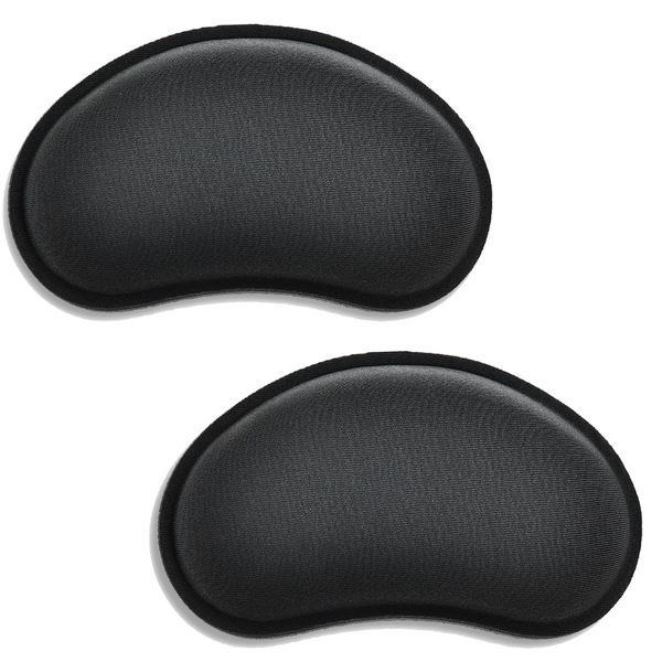 Mouse Wrist Rest, 2 Pieces Mouse Pad Wrist Support for Wrist Pain Relief, Memory Foam Mouse Wrist Rest Support Soft Comfortable Hand Rest Pad for Gaming Office Computer Laptop Mouse Men Women Black