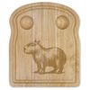 'Capybara Standing' Wooden Breakfast Board (WB00087616)