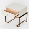 Modern Bedroom Nightstand Wood Bedside Table End Table Night Stand with Drawer