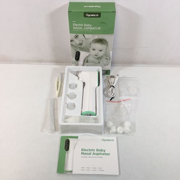 DynaBliss White 3 Suction Levels Electric Baby Nasal Aspirator With Manual