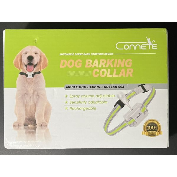 Connete Rechargeable Automatic Citronella Spray Bark Stopping Device Kit L/M/S