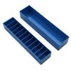 2 Pack Blue BarberMate Blade Caddy with Detachable Lid