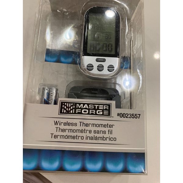 Master Forge Wireless Thermometer #0023557 NIB with Batteries