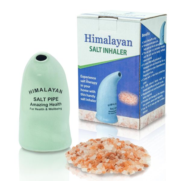 Amazing Health Salt Inhaler - Himalayan Salt Pipe - Natural Respiratory Aid