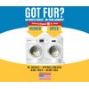 1 PK FurZapper Pet hair remover for laundry