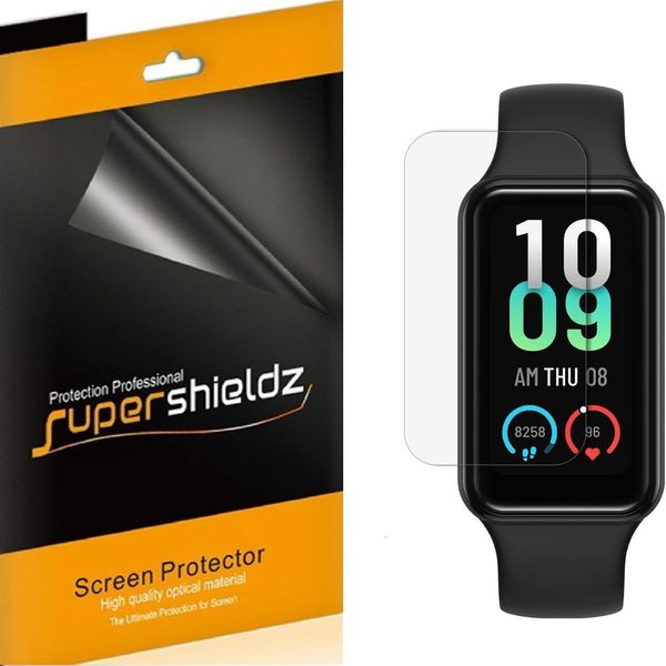 Supershieldz (3 Pack) Designed for Amazfit Band 7 Screen Protector, High Definition Clear Shield (TPU)