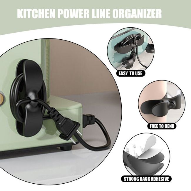 5pcs Winder Cord Holder for Home Kitchen Appliances Cord Organizer