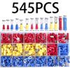 545PCS ASSORTED INSULATED ELECTRICAL WIRE CRIMP TERMINAL SPADE CONNECTOR SET KIT