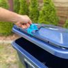 SideArm by BinClaw - Maximum Security - Trash Can Lock Security Device, Universal Fit, Dual Clasp Protection, No Tools Required (SideArm Round Trash Cans)