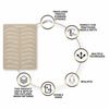 BRAWNA Inkless Double Sided Microblading Practice Skin For Eyebrow Tattoos, 5pcs