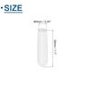 Sourcing Map 120Pcs PVC Round Rubber End Caps, 6mm ID, White