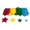 Sodertex 1mm Stars Felt Stickers - 4 Sizes - 10 Colours