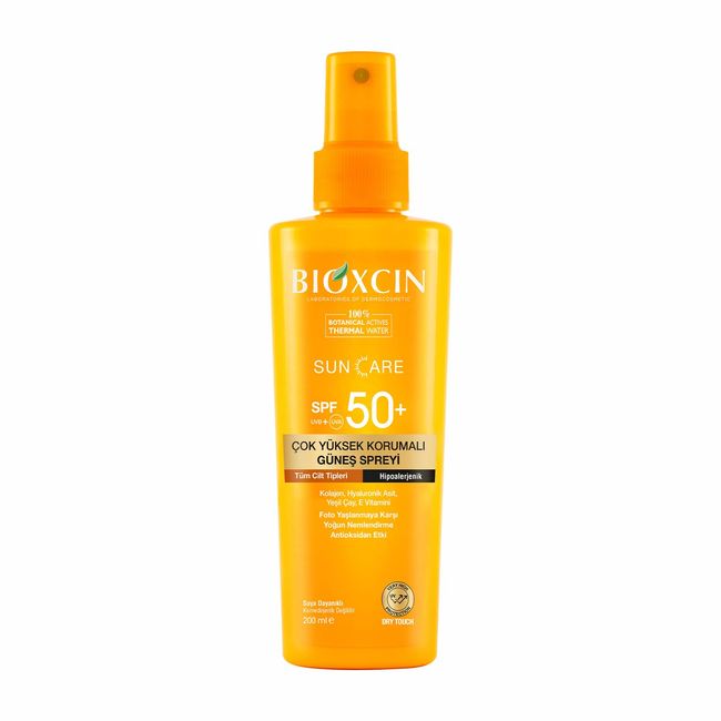 Bioxcin Sun Care Çok Yüksek Korumalı Tüm Ciltler Güneş Spreyi Spf 50+