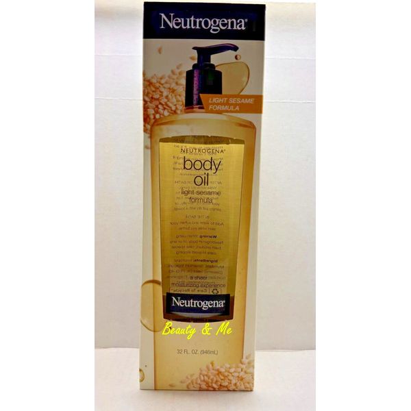 Neutrogena Body Oil Light Sesame Formula 32 fl oz (946 ml)