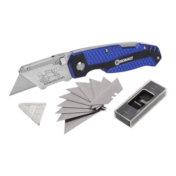 KOBALT Quick-Change Folding Lock-Back Knife