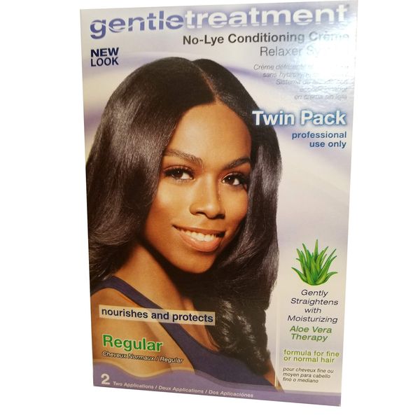 Gentle Treatment No Lye Conditioning Creme Relaxer System Twin Pack