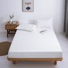 Lirex Fitted Sheet, Double Size 100% Egyptian Cotton 300 Thread Count Soft Breathable Fitted Sheet, White