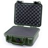 Pelican 1200 OD Green & Black case with foam.