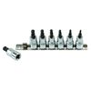 Laser 2179 Ball End Hex Socket Bit Set 3/8"D 7pc