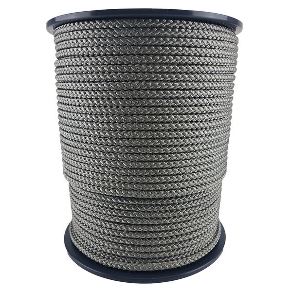 10mm Grey Polypropylene Braided Poly Rope Cord x 20 Metre Strong String