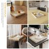 Plastic Serving Table Trays Decorative，Coffee Table/Bar Trays，Tray for Kitchen Counter Couches Living Room Table Decor，White Marble Pattern
