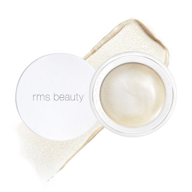 RMS Beauty Luminizer Highlighter - Creamy Light-Reflective Organic Face Makeup Palette for Dewy, Glowing & Nourished Skin - Living (0.17 Ounce)