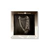Silver Claddagh Irish Harp Plaque