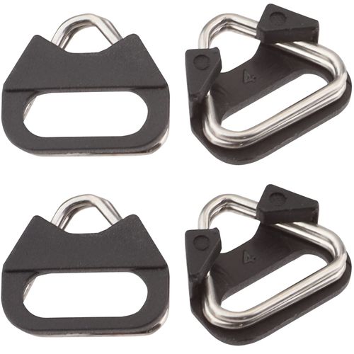 HDAGT Camera Strap Lug Ring,Stainless Steel Triangle Split Hook with ABS Cap for Belt Hook Lanyard for Fuji Camera accessories Shoulder Strap (4pcs)