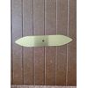 Backplate For Cabinet Knobs Decorative Leaf Design Polished Brass