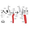 Felco FEL7 Model 7 Professional Secateurs, Red
