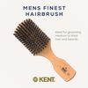 Kent Rectangular Club Handled Black Bristle Brush - OG2 (PACK OF 1)