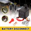 Wireless Dual Remote Battery Car Disconnect Relay 12V Cut-off Master Switch 120A